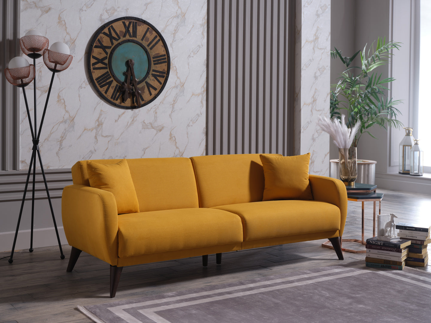Lelana 78.75'' Sleeper Sofa with Storage Taupe by Bellona
